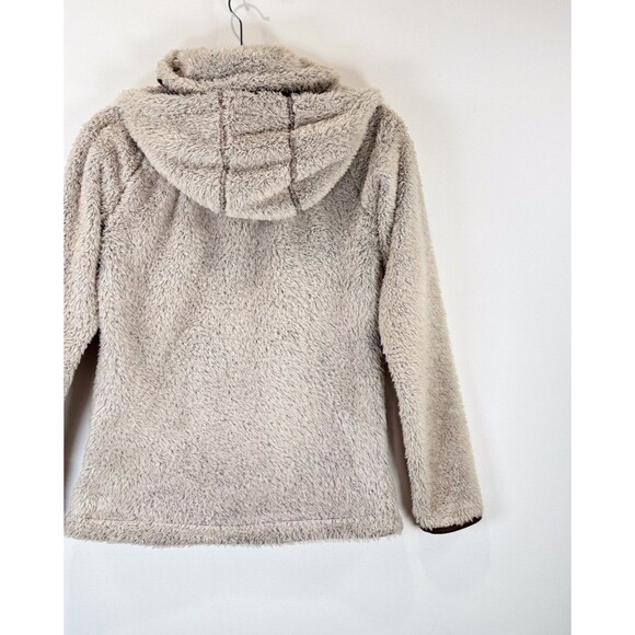 Kuhl Womens Flight Jacket Beige Avina Full Zip Sherpa Fleece Hooded Outdoor XS - Picture 10 of 14